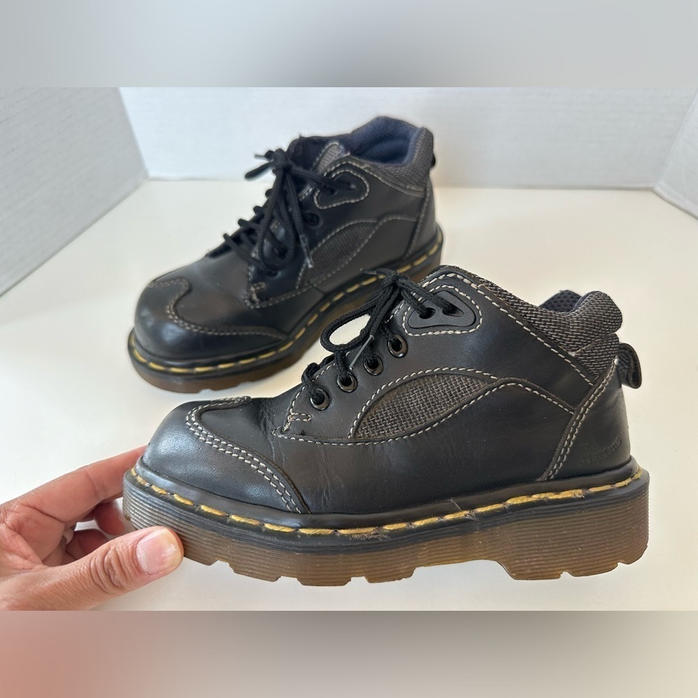 DR. MARTENS Docs DM’s Chunky Platform Leather Lace Up Boot Shoes UK 1 England